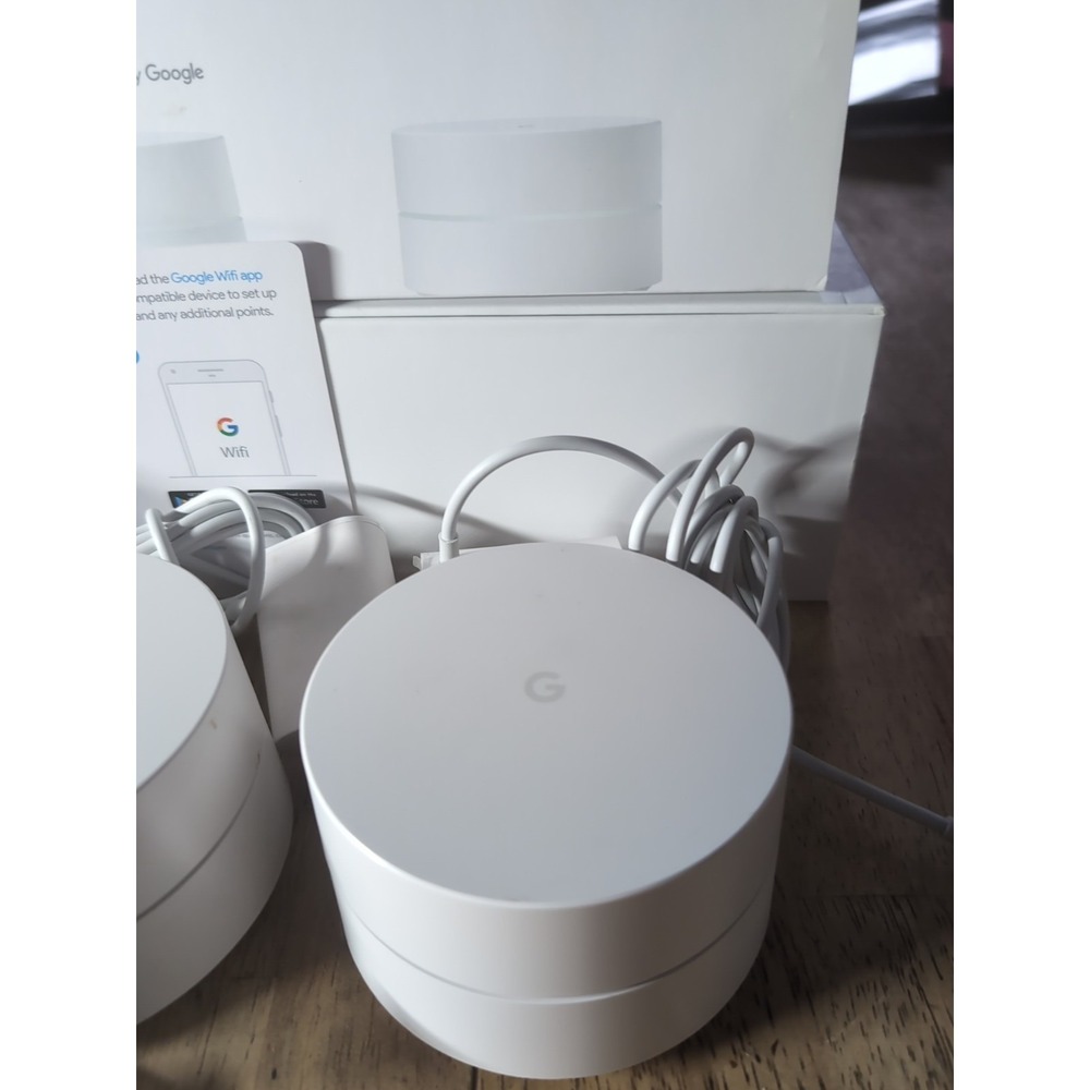 Google WiFi System Whole Home Mesh Router -‎ 3 Pack (Open Box) - Picture 4 of 16